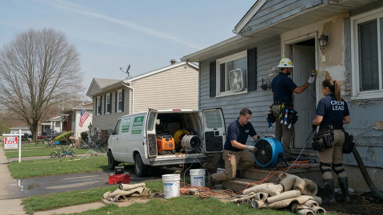 Flood Cleanup in Cool, CA near me